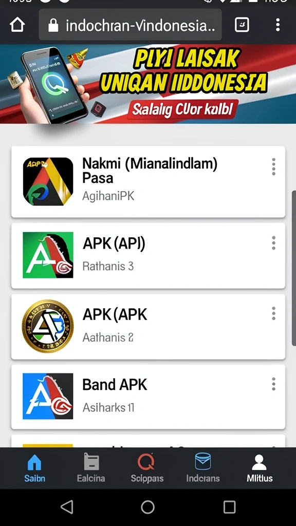 Tampilan utama aplikasi Aplikasi laparbos Resmi dan Terpercaya di Android yang intuitif dan efisien.
