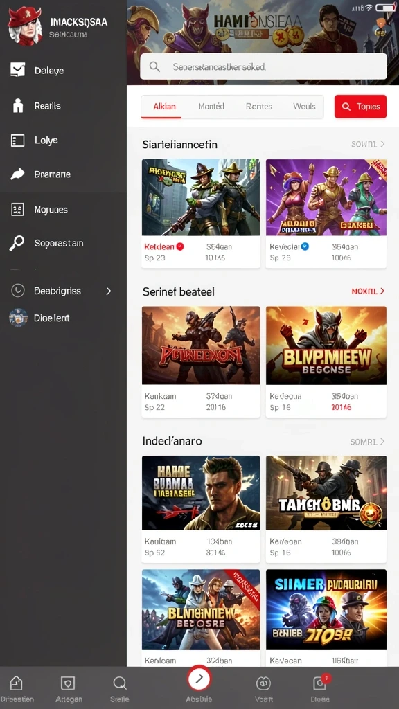 Tampilan utama aplikasi r6r6 Terbaru: Download APK Resmi dan Aman yang intuitif dan efisien.