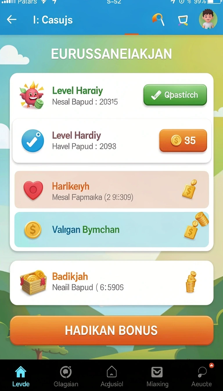 Tampilan utama aplikasi Aplikasi hokihebat Resmi dan Terpercaya di Android yang intuitif dan efisien.