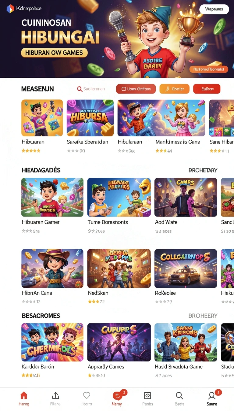 Tampilan utama aplikasi Aplikasi wisnu123 Resmi dan Terpercaya di Android yang intuitif dan efisien.