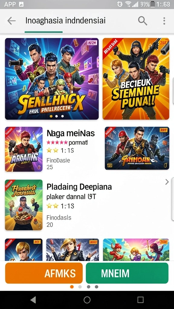Tampilan utama aplikasi Aplikasi mentari138 Resmi dan Terpercaya di Android yang intuitif dan efisien.
