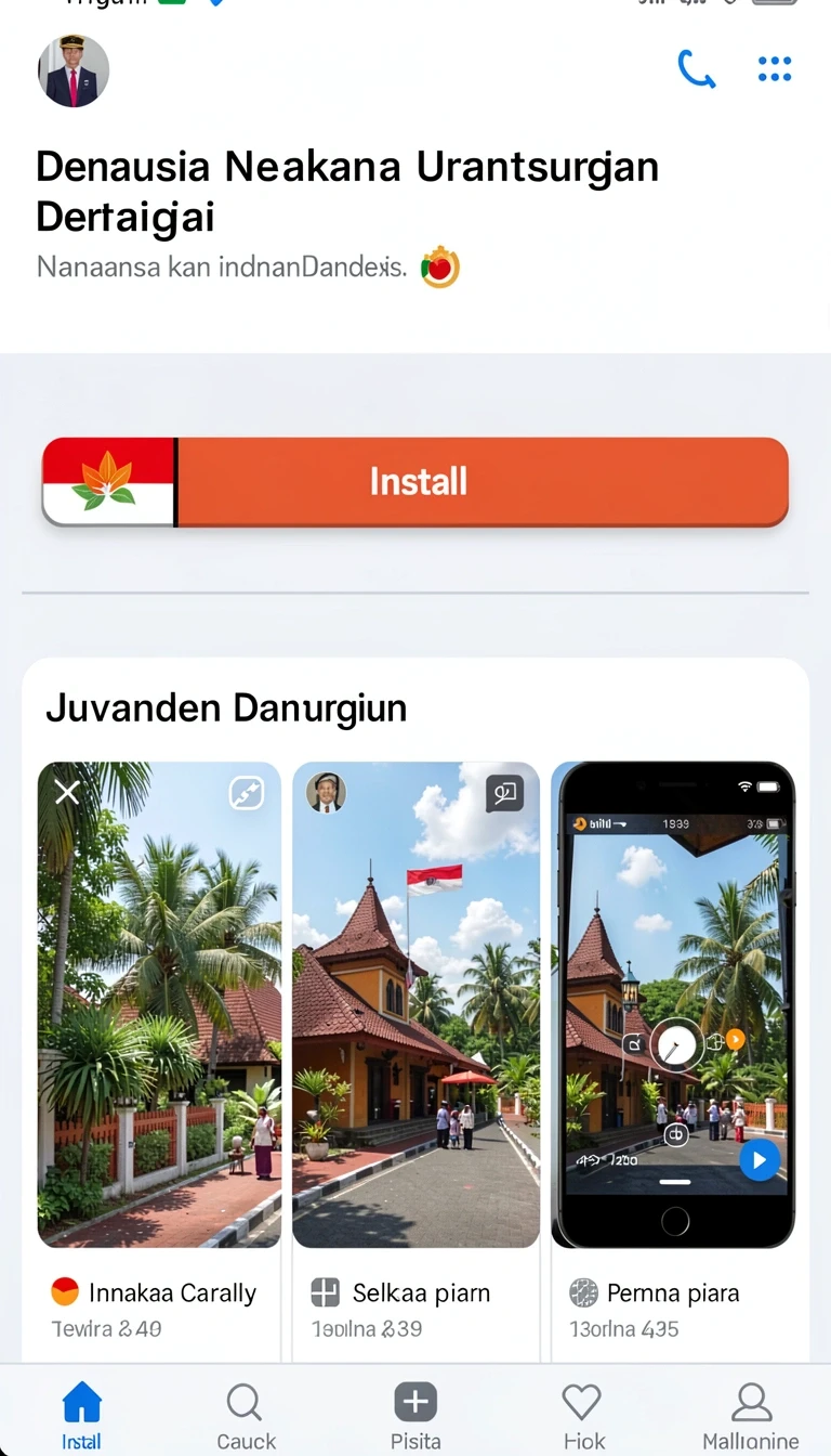Tampilan utama aplikasi rahayu88 Terbaru: Download APK Resmi dan Aman yang intuitif dan efisien.